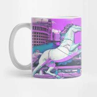 white horse Mug